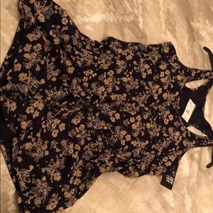 NWT Adorable Navy Express Romper